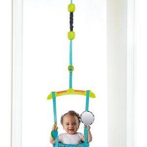 Blue and Green Doorway Jumper